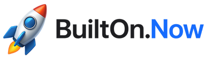 Built On .Now Logo